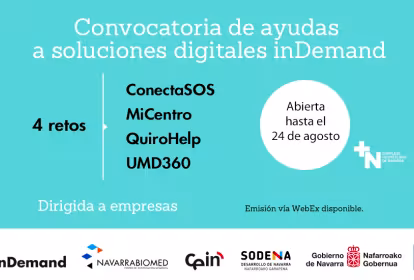 EL GOBIERNO PUBLICA LA CONVOCATORIA DE AYUDAS A EMPRESAS PARA DESARROLLAR SOLUCIONES DIGITALES INNOVADORAS DE CUATRO RETOS IDENTIFICADOS EN EL SISTEMA DE SALUD